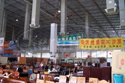 家具廠(chǎng)安裝冷風(fēng)機工程案例
